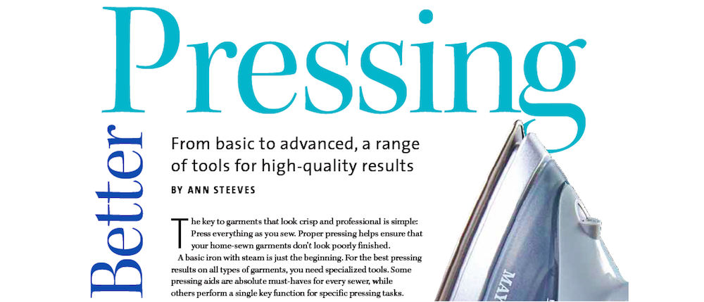 Jiffy Steamer Featured in Threads Magazine